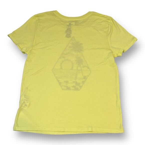 Volcom Yellow Tee Size Large - Picture 4 of 4